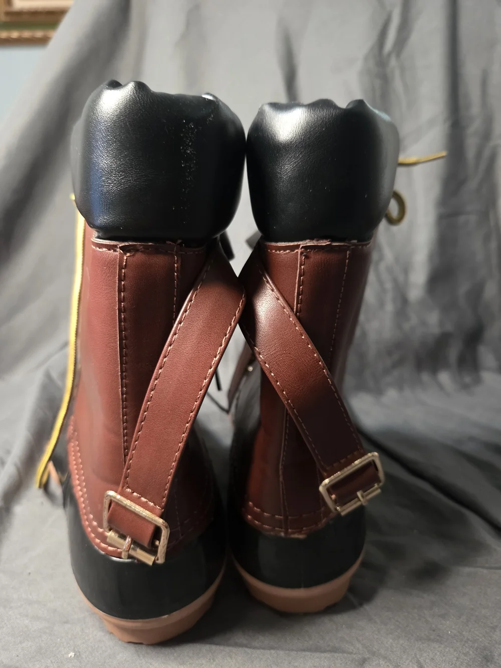 Liliana Brown and Black Waterproof Winter Boots